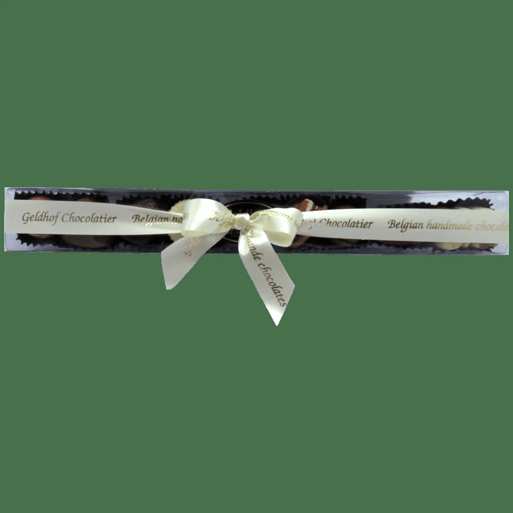Geldhof Assorted Chocolates (decorated) – 125g long